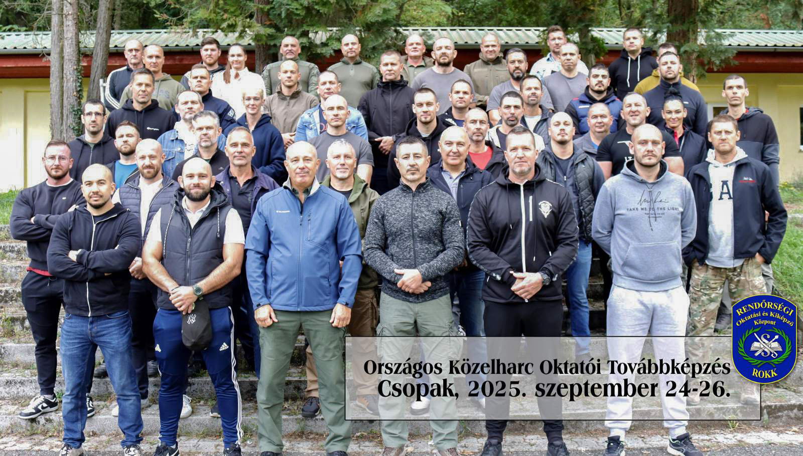 Szakmai továbbképzés: közelharc instruktori képzésen vett részt a testnevelés munkacsoport