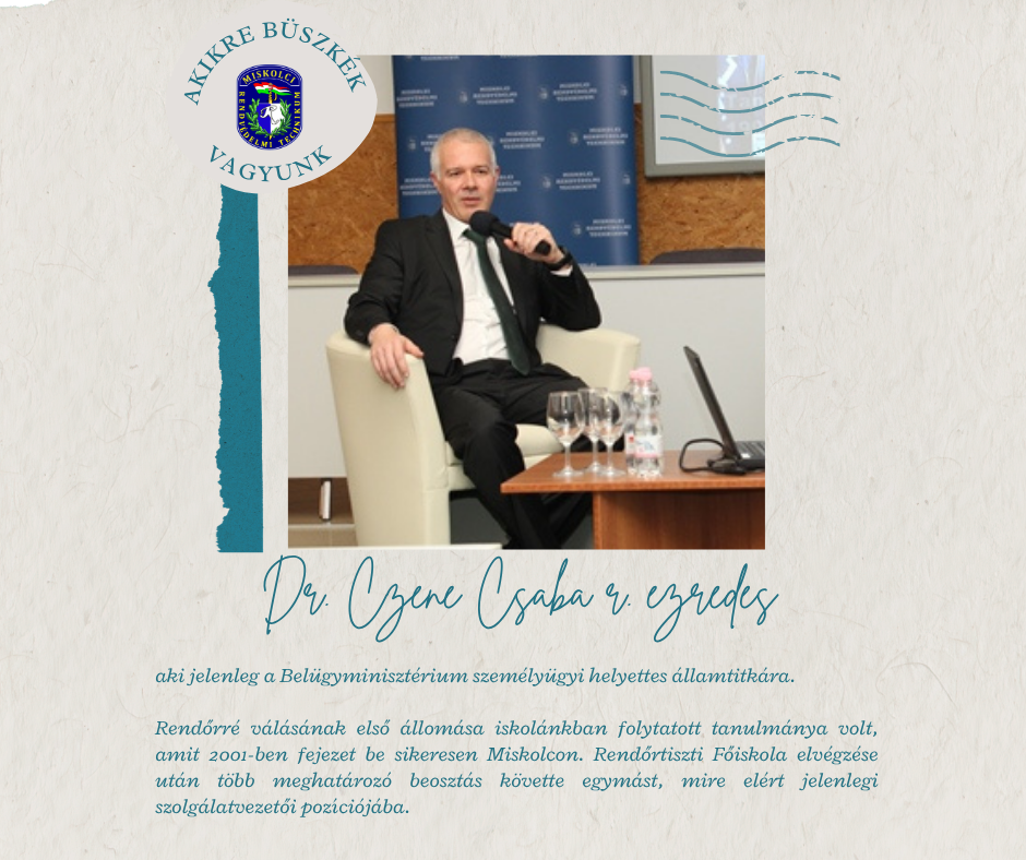 Czene Csaba díszlapja